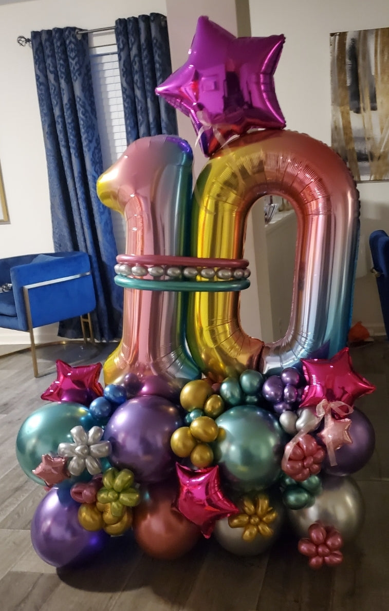 Personalized Balloon Bouquet